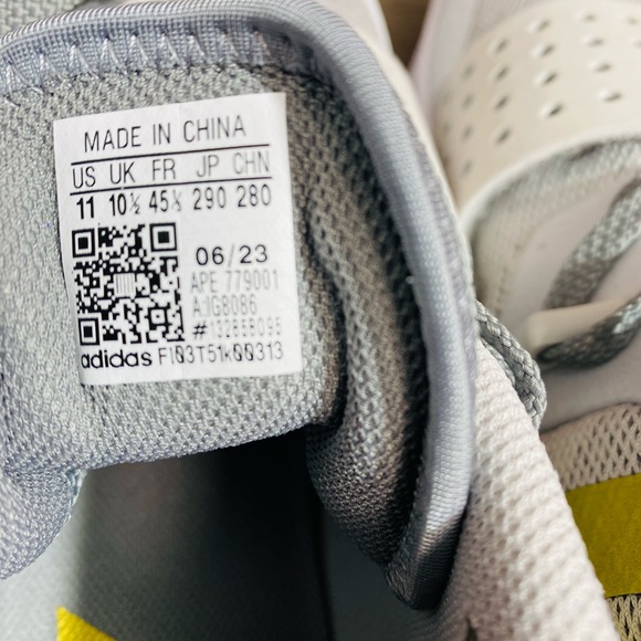 adidas Dame Basketball Shoe Men's Light Gray/Gold New without Box size 11 - Picture 4 of 16